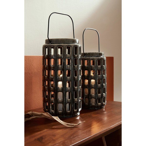 Keraamiline latern (kõrgus 30 cm) Darreh - Bizzotto-image-3