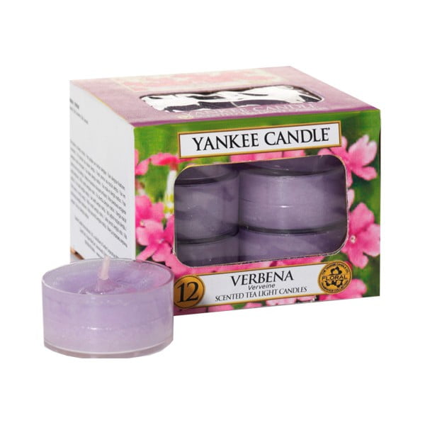 12 lõhnaküünla komplekt, põlemisaeg 4 tundi Verbena - Yankee Candle