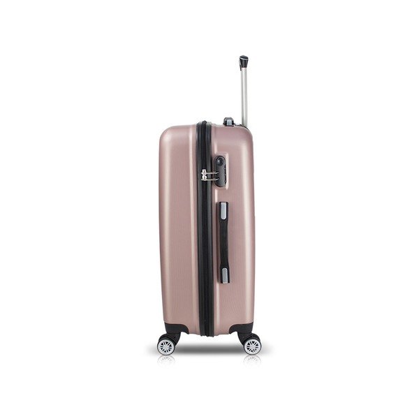 Růžový cestovní kufr na kolečkách s USB portem My Valice COLORS LASSO Pilot Suitcase-image-1