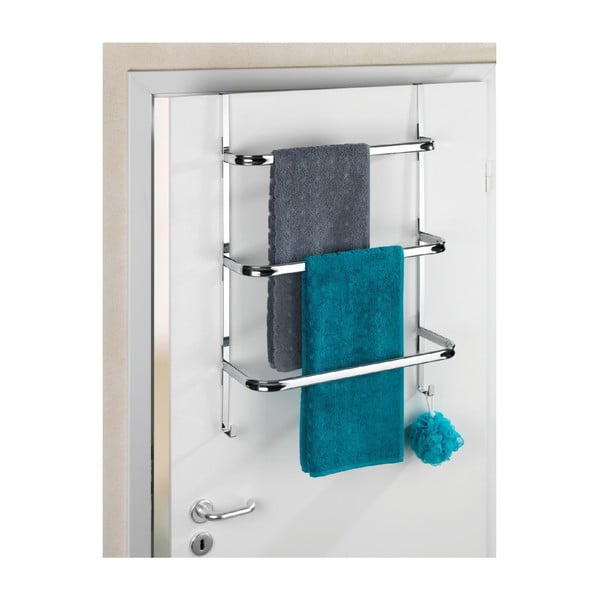 Hõbedane isekandev rätikuhoidja, 21 x 54 cm Towel Holder Chrome - Wenko-image-4