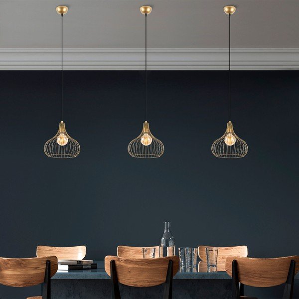 Rippvalgusti metallist varjuga ø 22 cm - Opviq lights-image-3