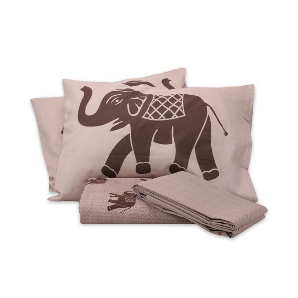 Kahekohaline puuvillane voodipesu koos padjapüüride ja voodilinadega Fil, 200 x 235 cm. Pique - Mijolnir-image-3