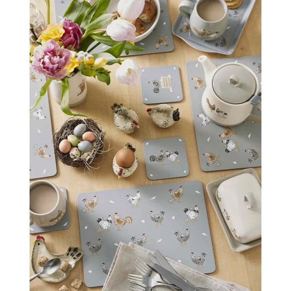 Korgist lauamatid 4tk komplektis 27x35 cm Hen House - Cooksmart ®-image-4