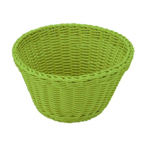 Zelený stolní košík Saleen, ø 18 cm
