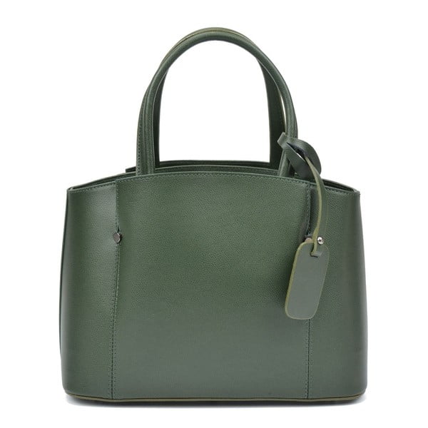 Zelená kožená kabelka Isabella Rhea Fabia