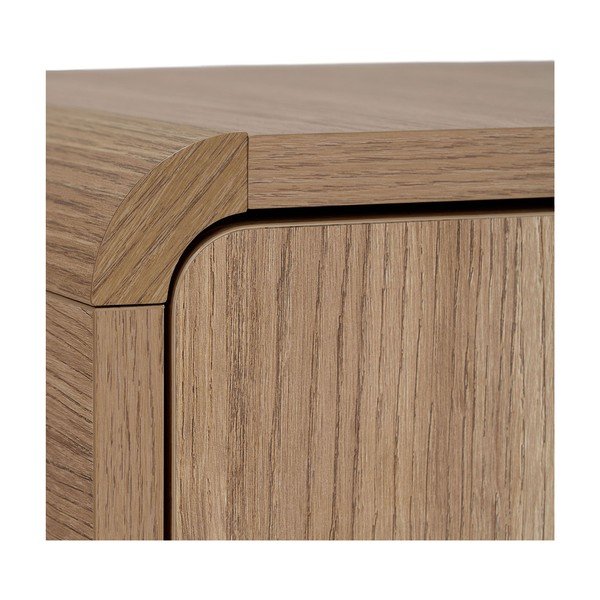 Heleda naturaalse tammepuust televiisorilaud 180x52x34 cm Mirel - Nordure-image-4