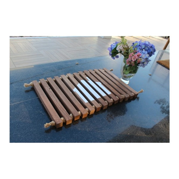 Uksematt Woodie puidust uksematt, 64 x 40 cm - Conceptum Hypnose-image-1