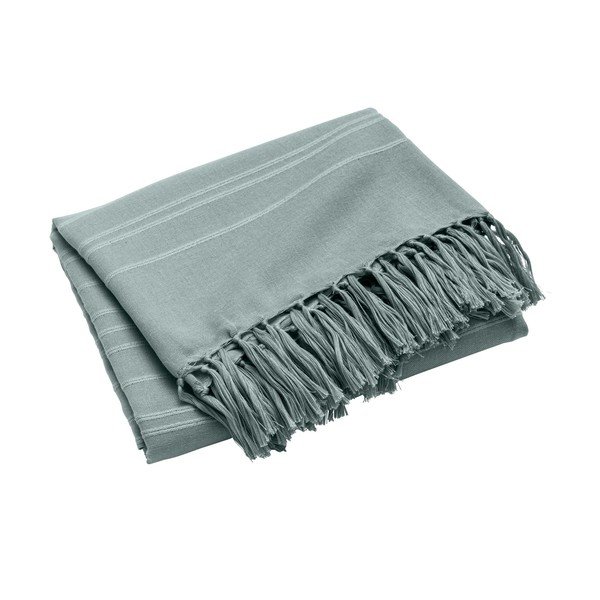 Roheline puuvillane voodikate 125x150 cm Lilia - douceur d'intérieur