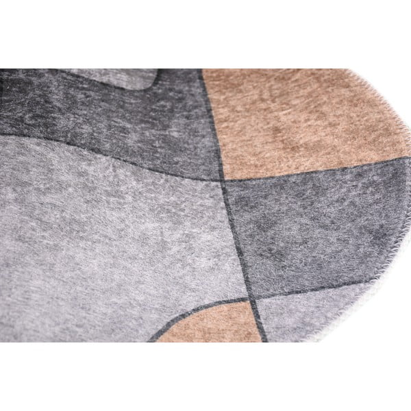 Hall pestav ümmargune vaip ø 120 cm Yuvarlak - Vitaus-image-2