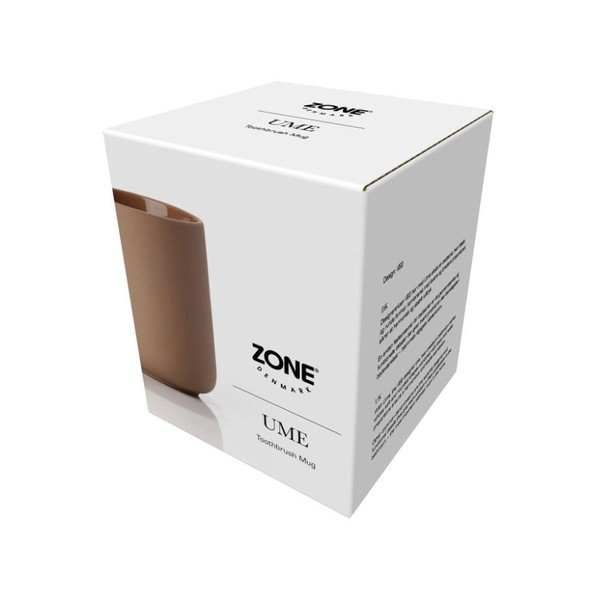 Merevaigukollane pruun keraamiline hambaharjade tass Merevaigukollane Ume - Zone-image-3