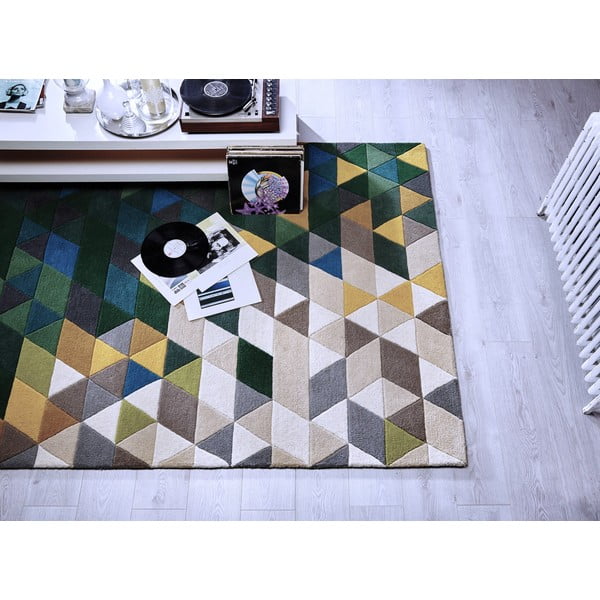 Kollane/roheline villane vaip 160x220 cm Prism - Flair Rugs-image-1