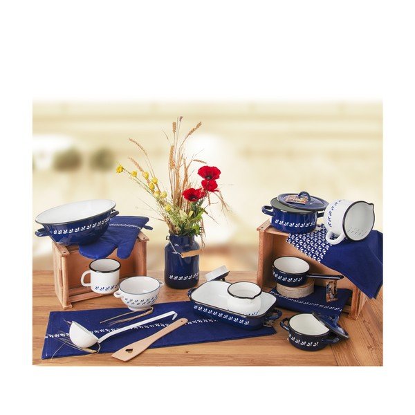 Valge emailkruus , 0,7 l - Orion-image-2