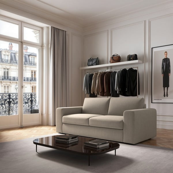 Beež diivan 218 cm Baga - Rodier-image-1