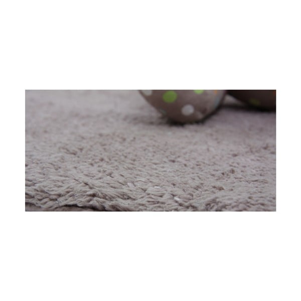 Dětský hnědý ručně vyrobený koberec Nattiot Little Teddy, 80 x 100 cm-image-2