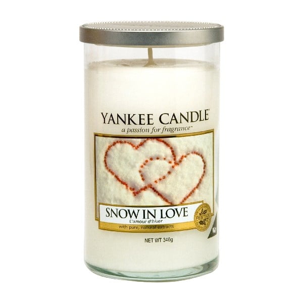Vonná svíčka Yankee Candle, Sněhová láska, střední