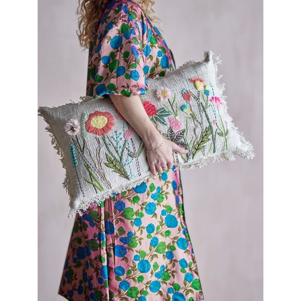 Puuvillane dekoratiivpadi 60x35 cm Tetti - Bloomingville-image-1