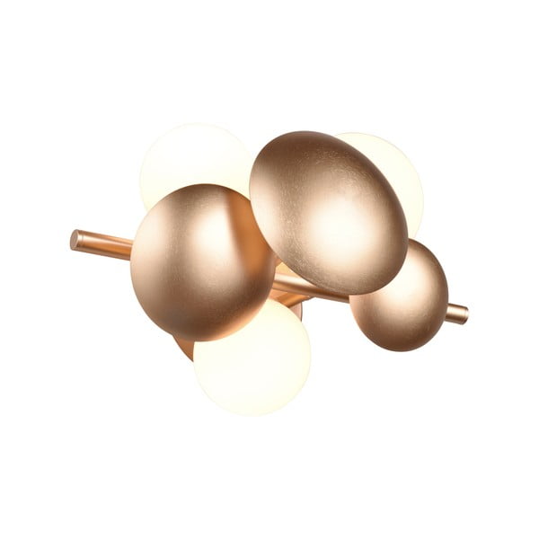 Kuldne-valge seinalamp Bubble - Trio Select-image-3