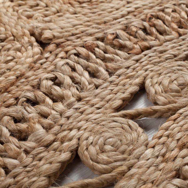 Juutist ümmargune naturaalne vaip ø 150 cm Eden - Flair Rugs-image-2