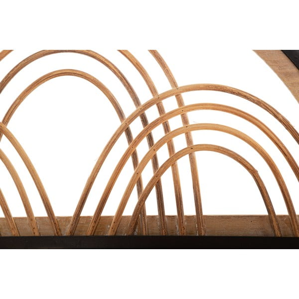 Metallist riiuliga seinakinnitus musta-loodusliku värviga Oporto - Mauro Ferretti-image-4