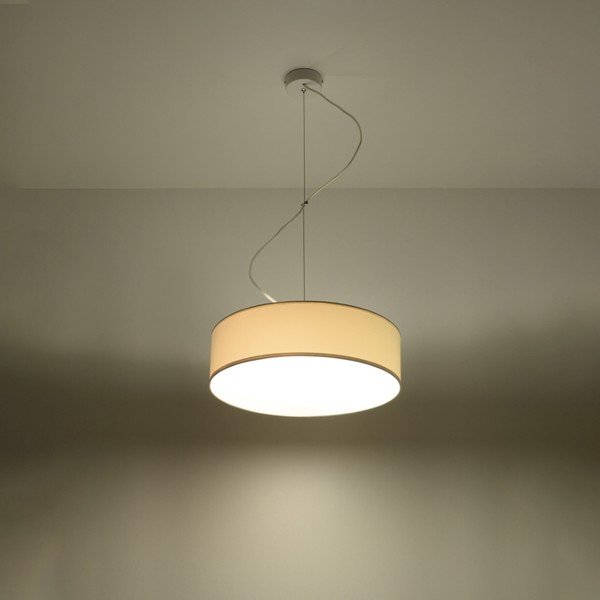 Valge rippvalgusti ø 35 cm Atis - Sollux