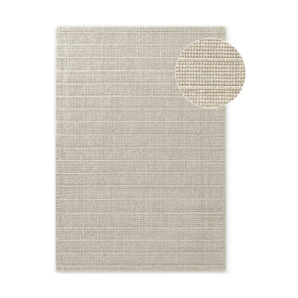 Kreemikas käsitsi kootud villane vaip 120x170 cm Camden Parker - Ted Baker