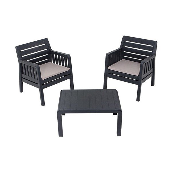 Antratsiitne aiamööbli komplekt 2-le Lara - Floriane Garden