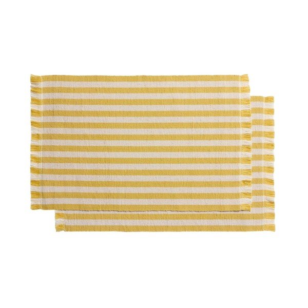 Kangast/džuudist laualinade komplekt, 2 tk, 35x50 cm Daltan - Kave Home