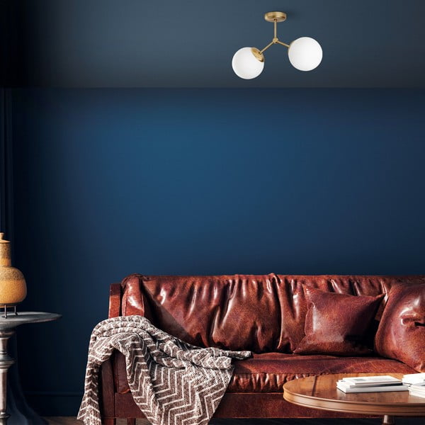 Stropní svítidlo v bílo-zlaté barvě Opviq lights Damar-image-4