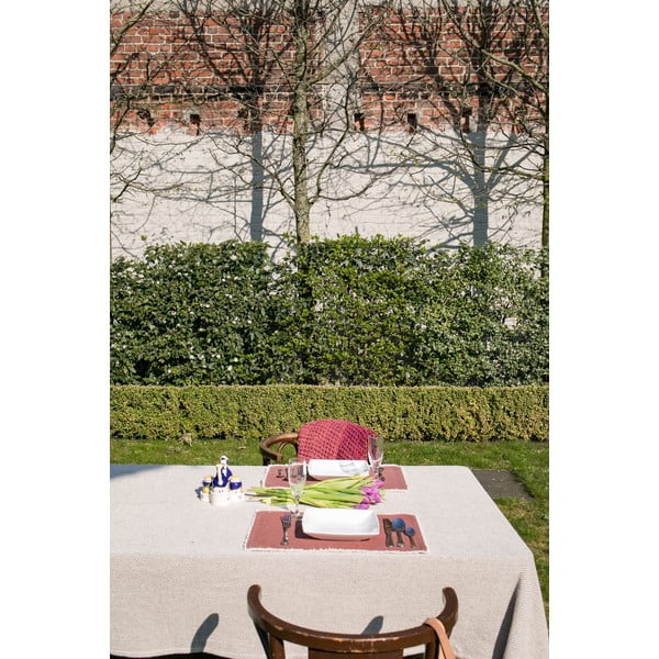 Beežikas-pruun puuvillane laudlina , 250 x 150 cm - Tiseco Home Studio-image-3