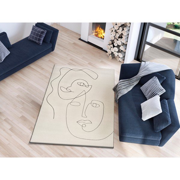 Vaip Sherry Faces, 60 x 110 cm - Universal-image-1