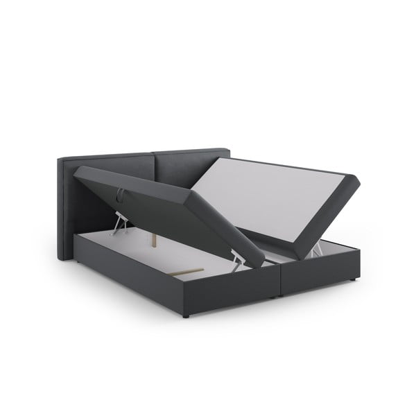 Tumehall vedruvoodi koos panipaigaga 160x200 cm Arendal - Cosmopolitan Design-image-3