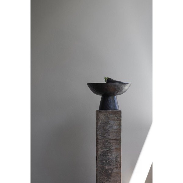 Must/elevandiluu värvi kivikeraamikast kauss ø 31,5 cm By Hand - Mette Ditmer Denmark-image-4