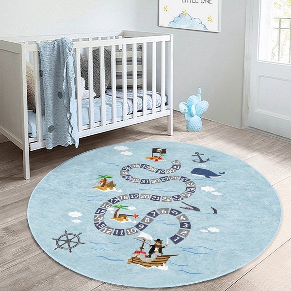 Helesinine laste vaip ø 100 cm Comfort - Mila Home-image-3