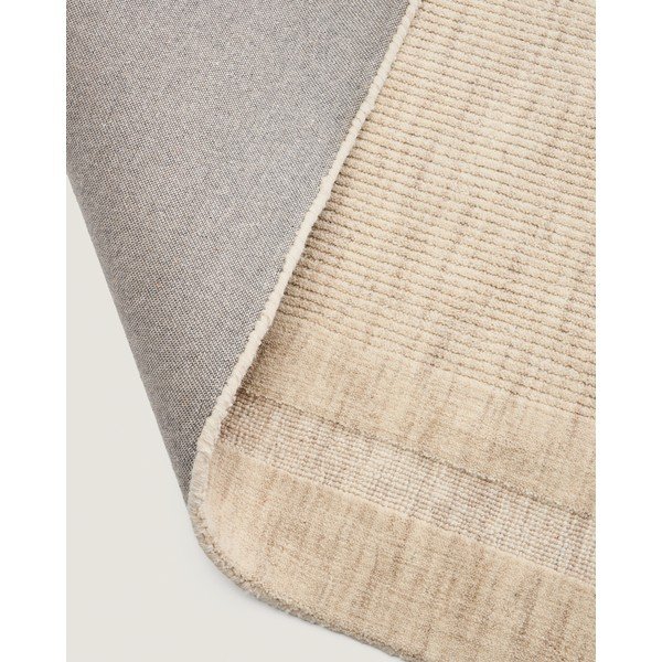 Kreem käsitsi kootud villane vaip 160x230 cm Dalena - Kave Home-image-4