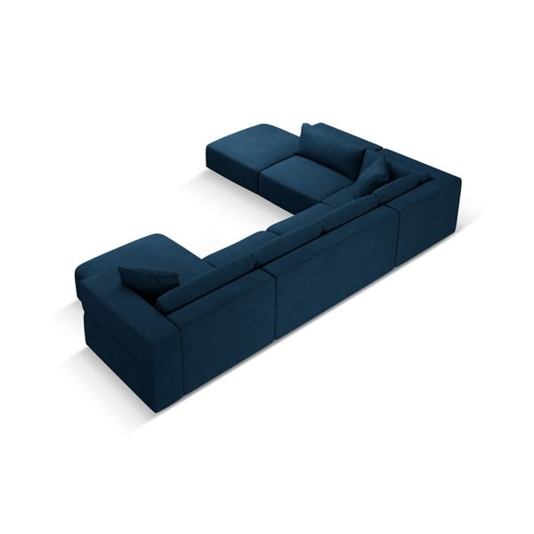 Sinine U-kujuline diivan, vasak nurk Esther - Milo Casa-image-3