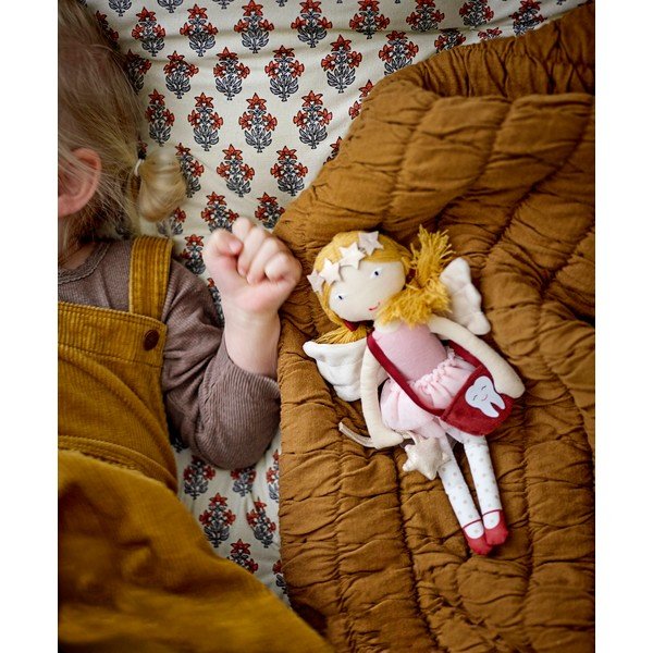 Pruun puuvillane beebitekk 80x100 cm Baille - Bloomingville Mini-image-2