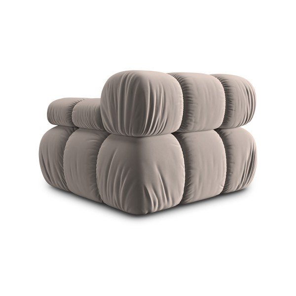 Helepruun sametist diivanimoodul (parem nurk) Bellis – Micadoni -image-4