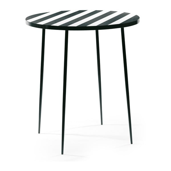 Odkládací stolek Miss Étoile Stripes, 75 cm