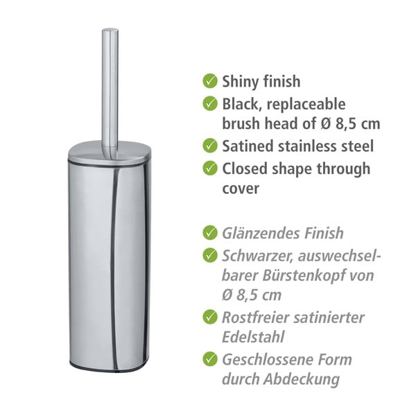 Hõbedane tualetthari Alassio - Wenko-image-2