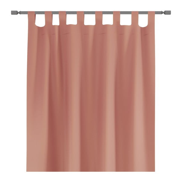 Pink Tab kardin, 140 x 250 cm Oxford - AmeliaHome