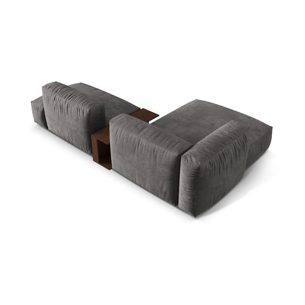 Hall bukleekangast modulaarne nurgadiivan (vasak nurk) Martina - Micadoni Home-image-3