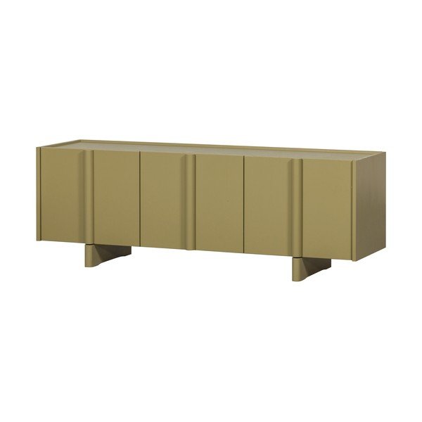 Roheline männipuidust TV-alus 152x53x46 cm Basu - WOOOD-image-3