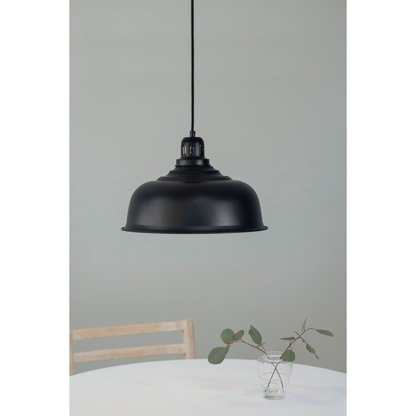 Must rippvalgusti metallist varju 37x37 cm Port - Markslöjd-image-1
