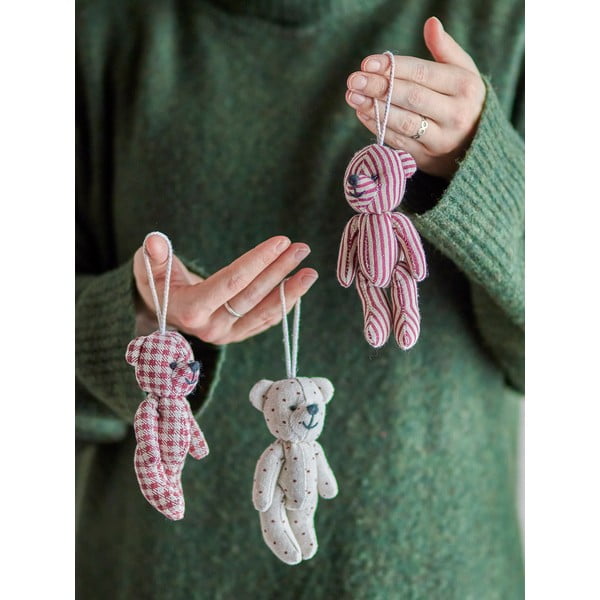 Jõulukaunistused, 3 tk komplektis 11,5 cm Salwa - Bloomingville-image-1