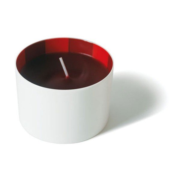 Svíčka Red Stripes, 10 cm-image-1