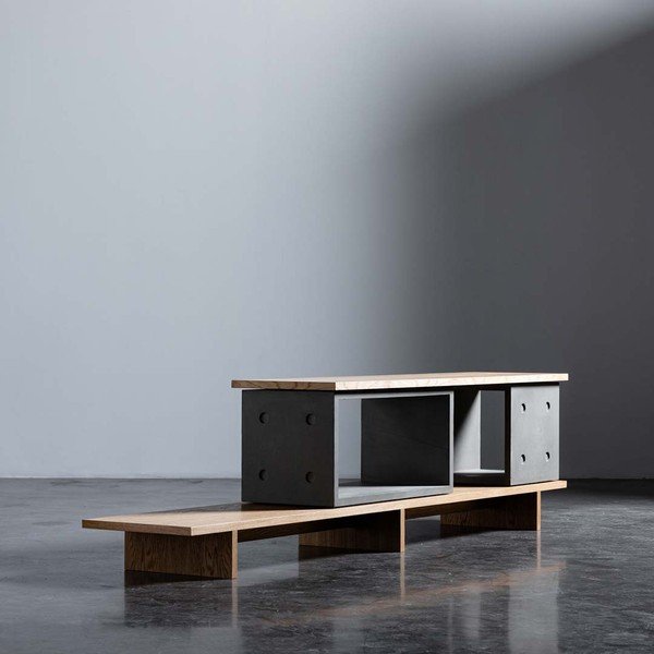 Betoonist kapp , 230 x 58 cm Dice - Lyon Béton-image-1