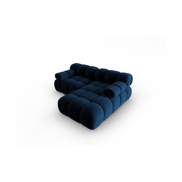 Sinine sametist nurgadiivan (parem nurk) Bellis - Micadoni Home-image-4