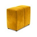 Kollane sametist käetugi modulaarsele diivanile Rome Velvet - Cosmopolitan Design