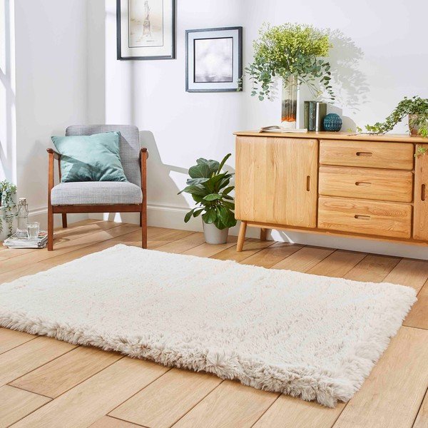 Kreem vaip 80x150 cm Super Teddy - Think Rugs-image-2
