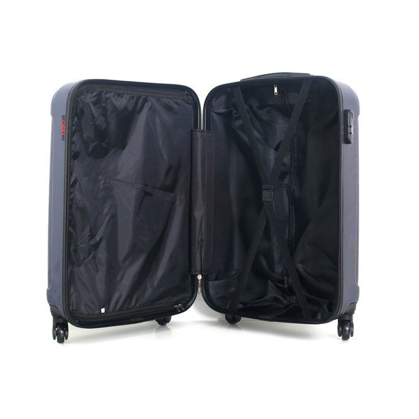 Modrý cestovní kufr na kolečkách Hero Fogo, 60 l-image-1